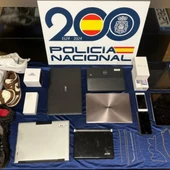 Objetos incautados en la operación Objetos incautados en la operación