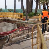 Benidorm mantiene en marcha los fines de semana las obras de mejora de 4 infraestructuras hidráulicas de la ciudad para poder finalizar antes de Semana Santa