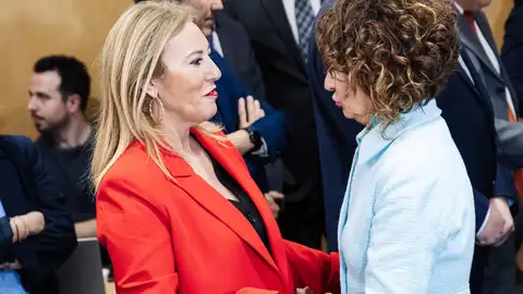 La consejera de Economía, Hacienda y Fondos Europeos, Carolina España (i) y la vicepresidenta cuarta y ministra de Hacienda, María Jesús Montero (d), en una reunión del Consejo de Política Fiscal y Financiera (CPFF) en una imagen de archivo La consejera de Economía, Hacienda y Fondos Europeos, Carolina España (i) y la vicepresidenta cuarta y ministra de Hacienda, María Jesús Montero (d), en una reunión del Consejo de Política Fiscal y Financiera (CPFF) en una imagen de archivo