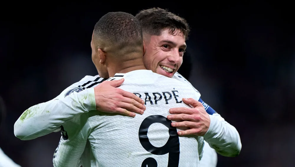 Fede Valverde y Mbappé en una foto de archivo Fede Valverde y Mbappé en una foto de archivo