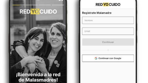 Aplicación "Red yo cuido" de Malas Madres Aplicación "Red yo cuido" de Malas Madres