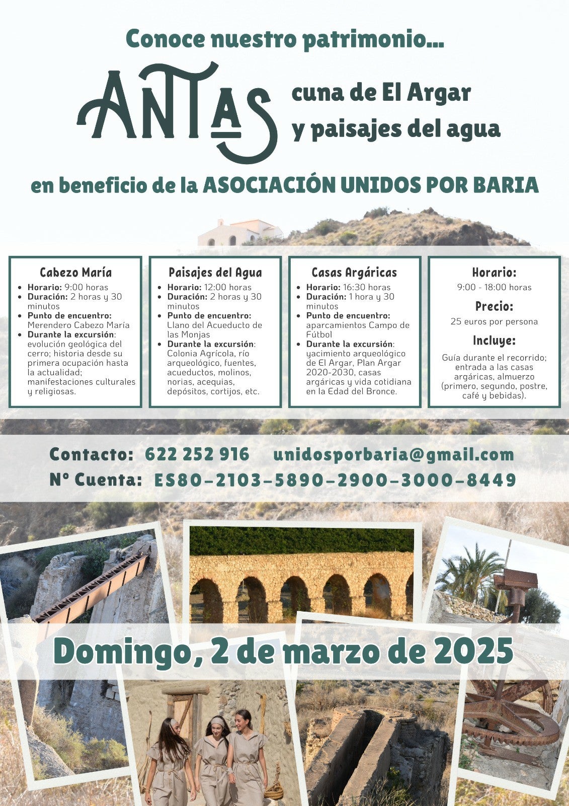 Senderismo guiado para salvar el patrimonio histórico de Villaricos Senderismo guiado para salvar el patrimonio histórico de Villaricos