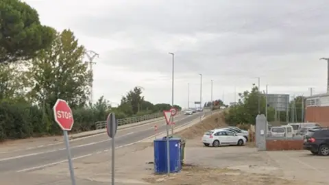 Pasarela de la Avenida de Asturias .