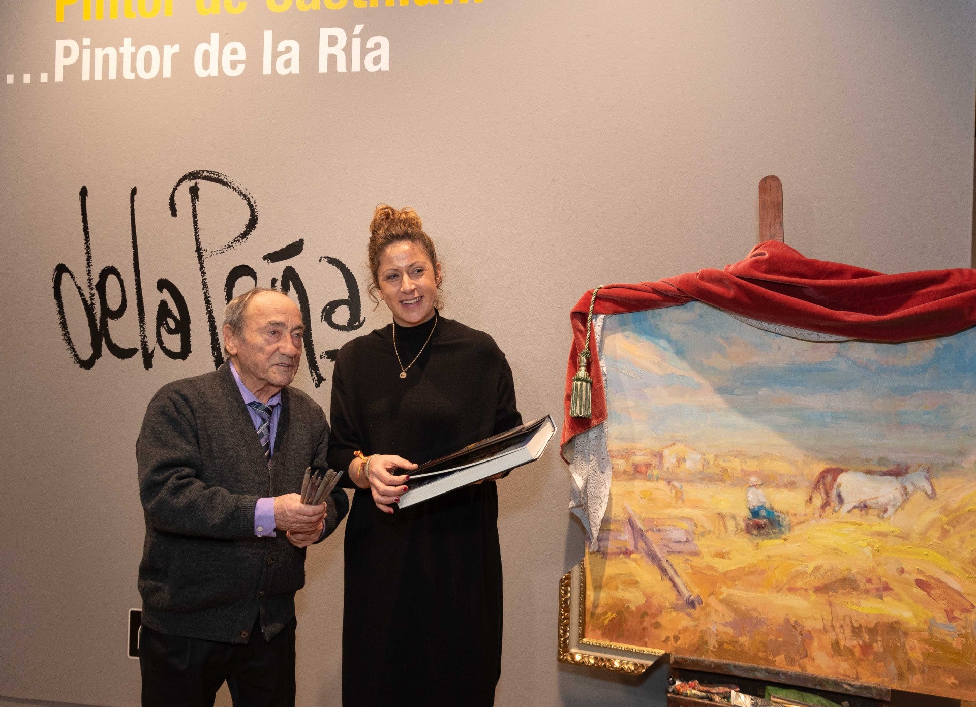 La sala de exposiciones del Centro Cultural Provincial acoge la exposición "De la Peña, pintor de Castilla, pintor de la ría" La sala de exposiciones del Centro Cultural Provincial acoge la exposición "De la Peña, pintor de Castilla, pintor de la ría"