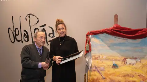 La sala de exposiciones del Centro Cultural Provincial acoge la exposición "De la Peña, pintor de Castilla, pintor de la ría" .