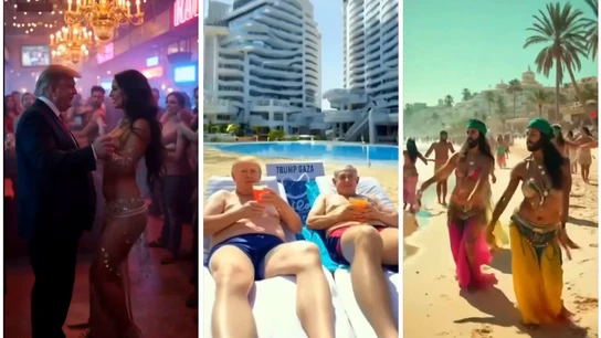 Algunos de los momentos del vídeo compartido por Donald Trump Algunos de los momentos del vídeo compartido por Donald Trump/ EFE/ Donald Trump/Instagram