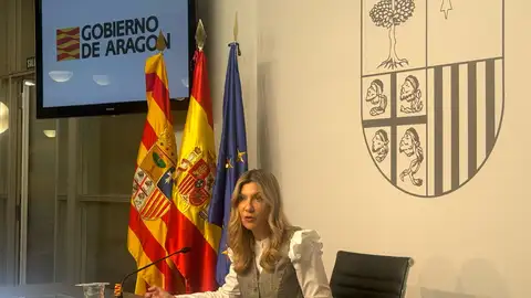 Mar Vaquero, durante la rueda de prensa posterior al Consejo de Gobierno Mar Vaquero, durante la rueda de prensa posterior al Consejo de Gobierno