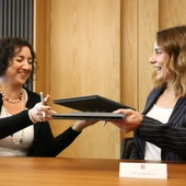 Alícia Romero, PSC, i Jéssica Albiach, Comuns, oficialitzant el paquet tributari pactat entre partits Alícia Romero, PSC, i Jéssica Albiach, Comuns, oficialitzant el paquet tributari pactat entre partits