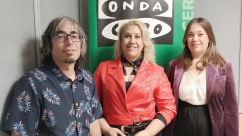 C&eacute;sar Gallego, Elvira Padrino y Aurora Padrino