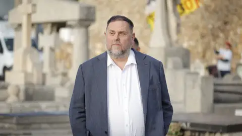 El presidente de ERCE, Oriol Junqueras el pasado 25 de diciembre El presidente de ERCE, Oriol Junqueras el pasado 25 de diciembre