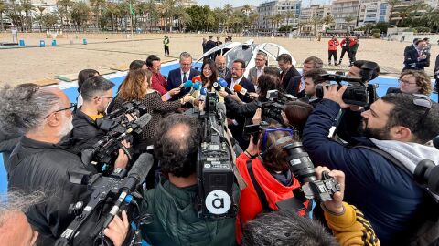 Demostraci&oacute;n de aerotaxi en Benidorm