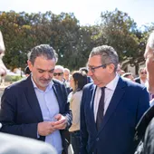 Vicente Arques, diputado PSOE, junto a Toni Pérez, presidente Diputación Vicente Arques, diputado PSOE, junto a Toni Pérez, presidente Diputación