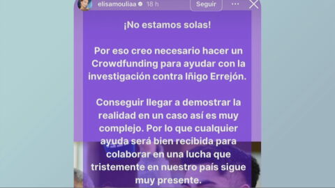Elisa Mouliaá lanza un crowdfunding para financiar su defensa contra Errejón