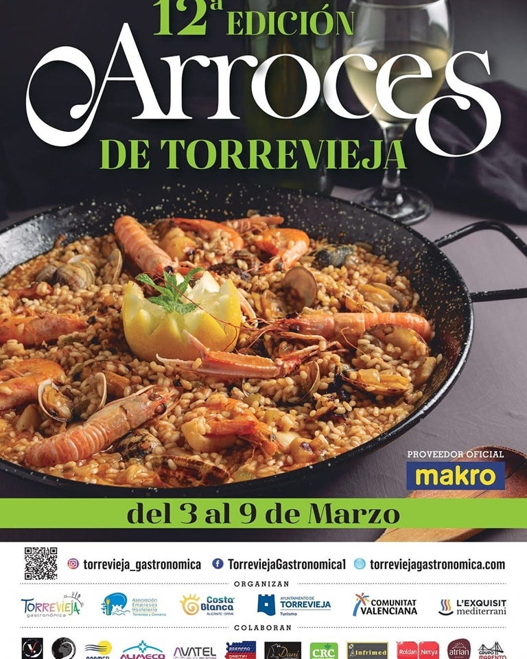 Llega una nueva edición de 'Arroces de Torrevieja' con la relevante participación de 18 restaurantes Llega una nueva edición de 'Arroces de Torrevieja' con la relevante participación de 18 restaurantes
