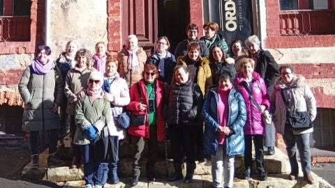 Componentes de la asociaci&oacute;n Algame durante una de sus actividades