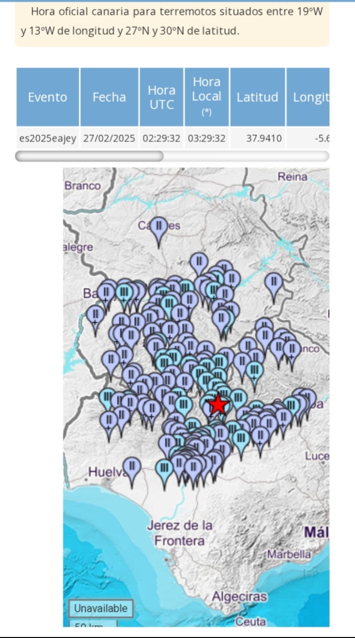 Sobre las 3:29h de esta madrugada se producía un terremoto de 4.1 grados en Cazalla de la Sierra que se sentía en Extremadura Sobre las 3:29h de esta madrugada se producía un terremoto de 4.1 grados en Cazalla de la Sierra que se sentía en Extremadura