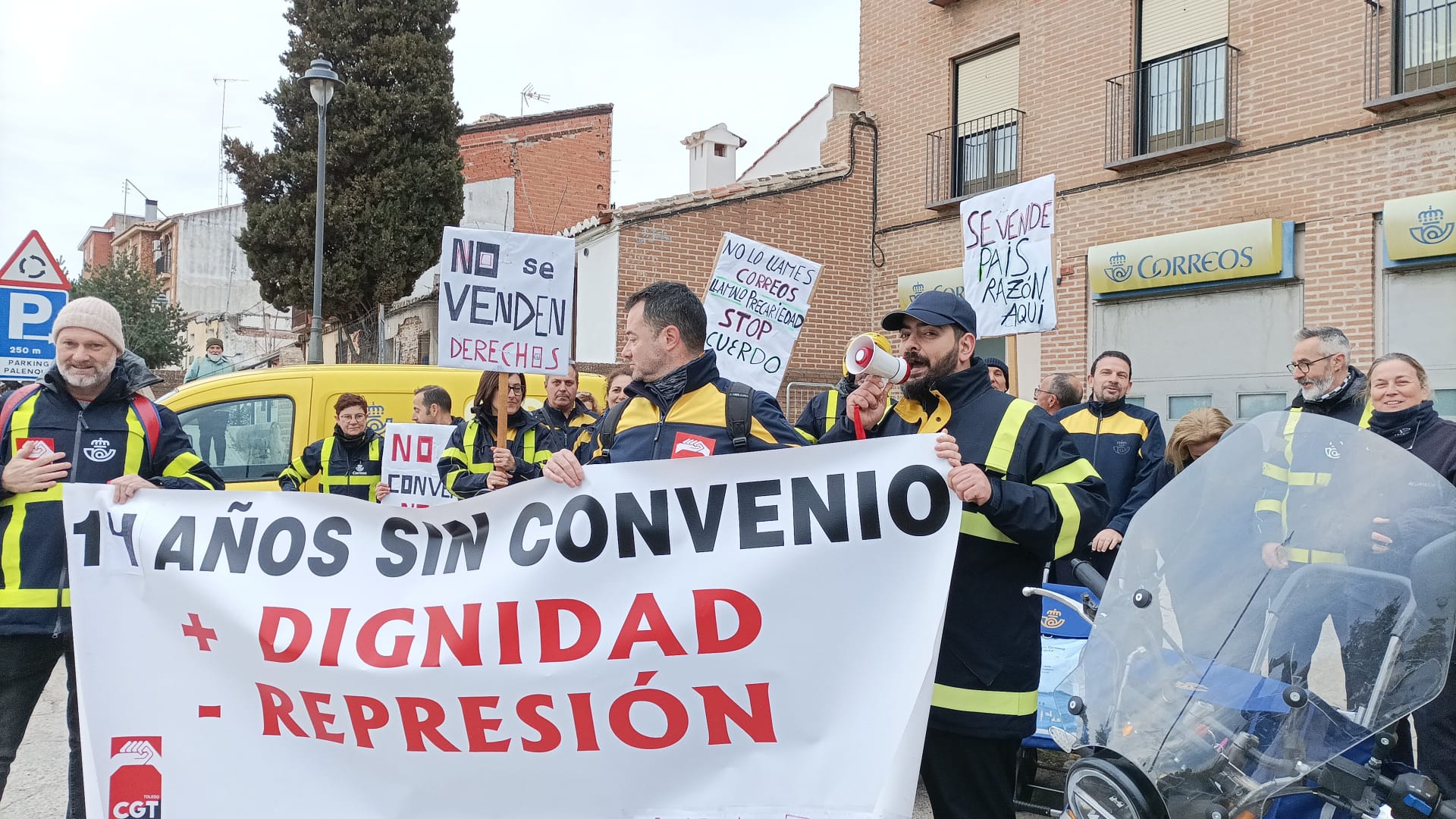 Protestas en Correos Talavera Protestas en Correos Talavera