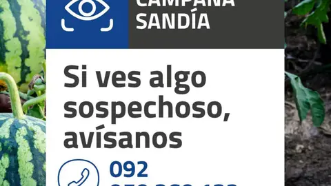 Cartel campaña sandía Cartel campaña sandía