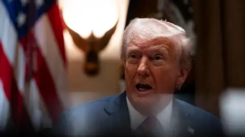 El presidente de Estados Unidos, Donald Trump, en una reunión con su gabinete este miércoles. El presidente de Estados Unidos, Donald Trump, en una reunión con su gabinete este miércoles.