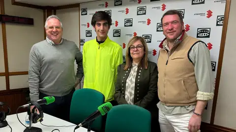 Sito Cantero, Javier Fernández, Consoli Romero y Marce Abenza HASTA LA BOLA