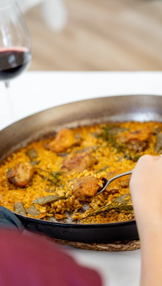 La paella valenciana de Al Grano La paella valenciana de Al Grano