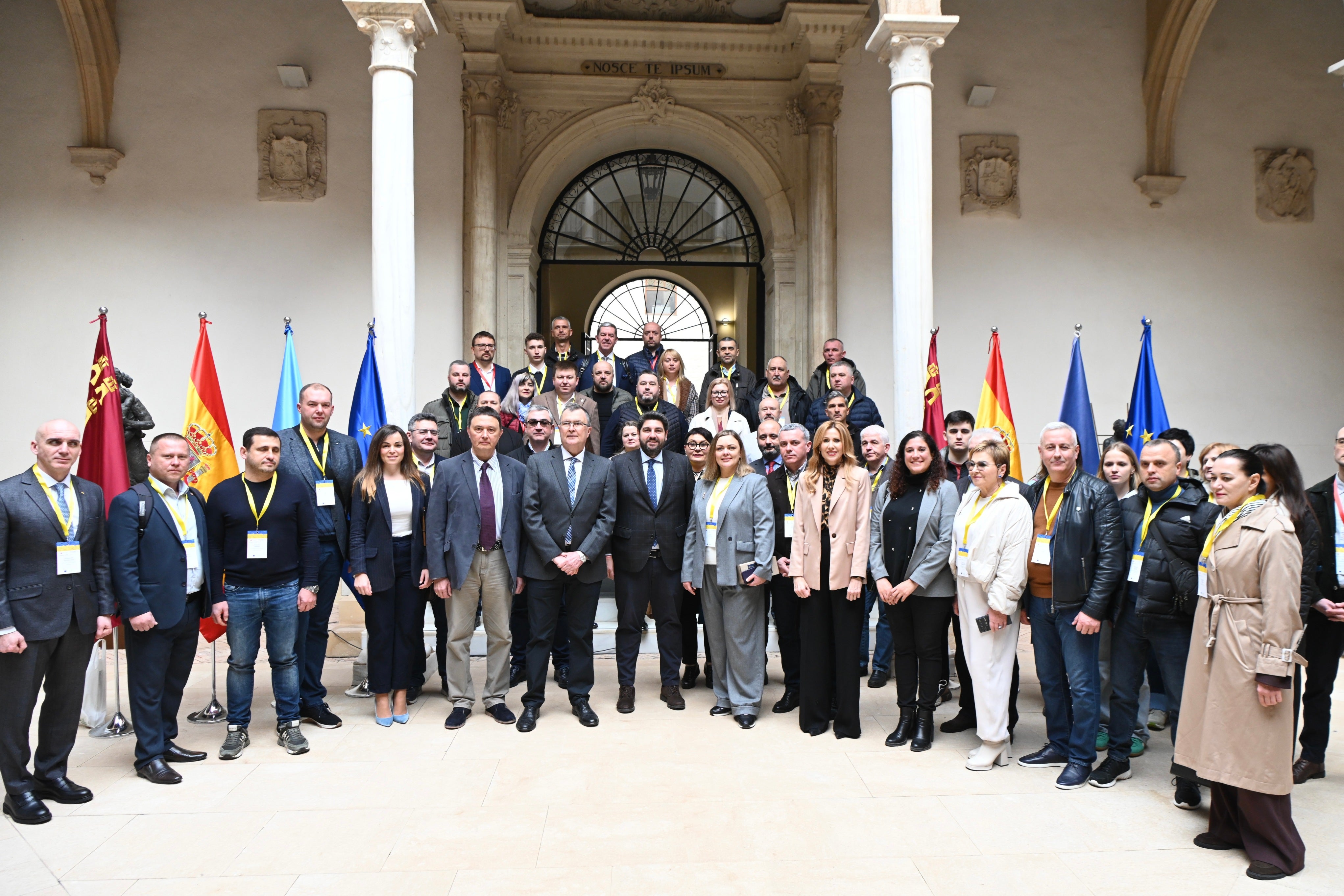 Delegación de 30 alcaldes ucranianos conoce innovaciones murcianas para la recuperación de su país Delegación de 30 alcaldes ucranianos conoce innovaciones murcianas para la recuperación de su país