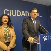 Miguel Ángel Valverde durante la rueda de prensa que ha ofrecido este viernes