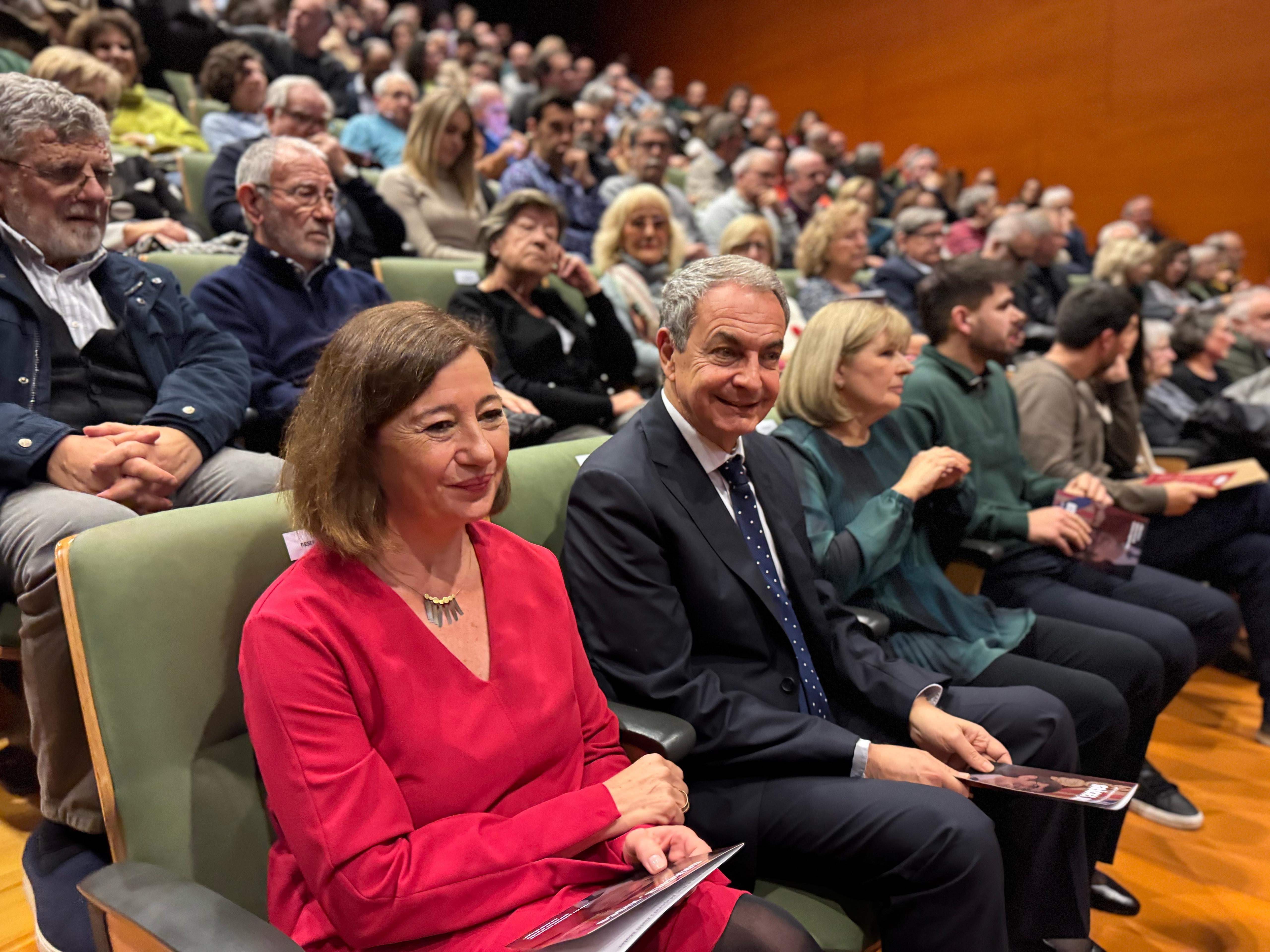 "Gràcies, Xisco": Zapatero y Armengol destacan el legado de Antich en acto conmemorativo "Gràcies, Xisco": Zapatero y Armengol destacan el legado de Antich en acto conmemorativo