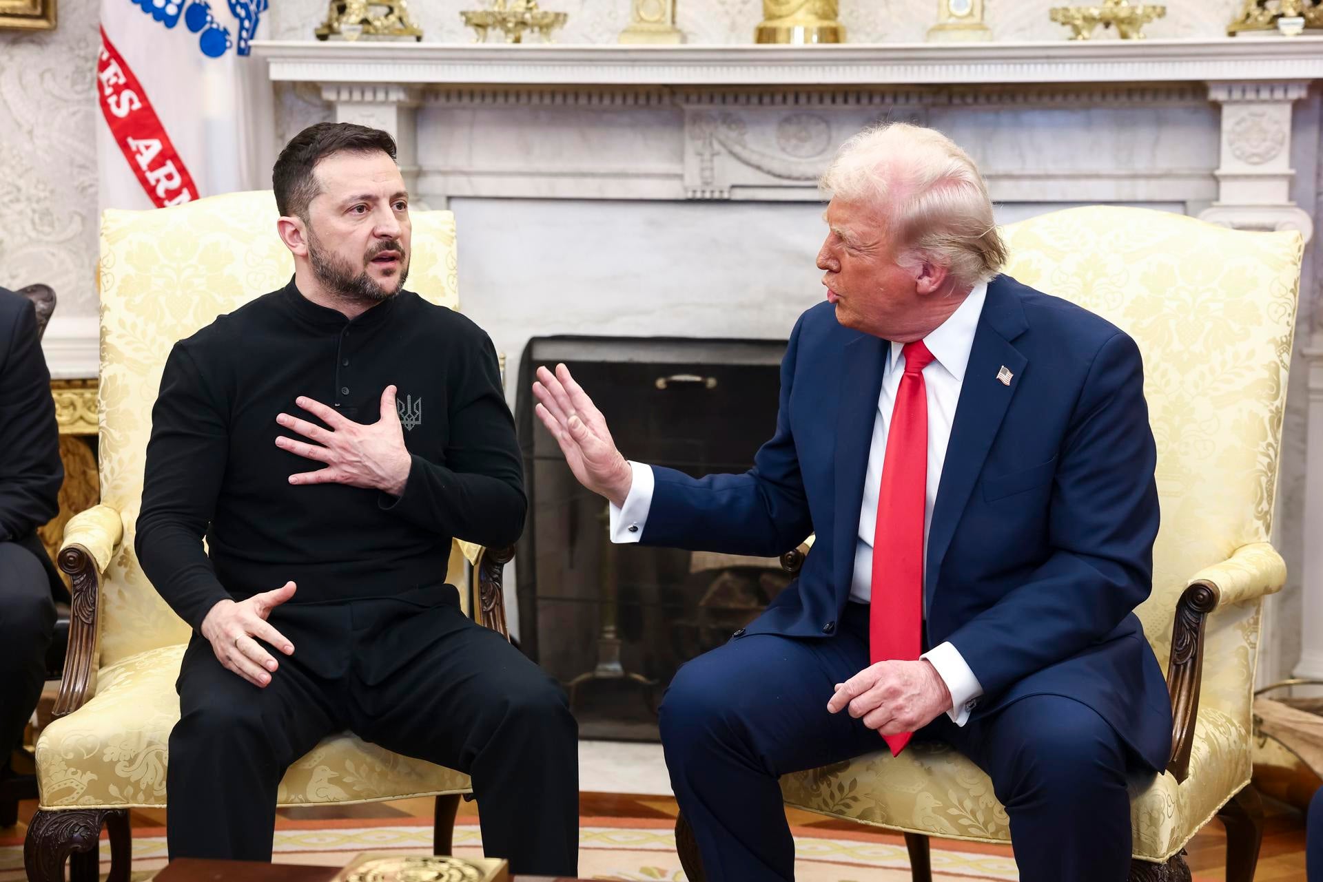 Máxima tensión entre Trump y Zelenski ante los medios: "Estás jugando con la Tercera Guerra Mundial" Máxima tensión entre Trump y Zelenski ante los medios: "Estás jugando con la Tercera Guerra Mundial"