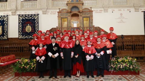 Imagen de la investidura como Doctor Honoris Causa del Rey Felipe VI por la Universidad de Alcal&aacute; 