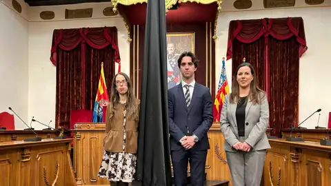 Tripleta de la Trencà del Guió de la Semana Santa de Elche de 2025. Tripleta de la Trencà del Guió de la Semana Santa de Elche de 2025.