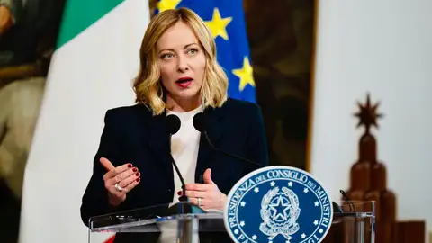 La primera ministra de Italia, Giorgia Meloni. La primera ministra de Italia, Giorgia Meloni.