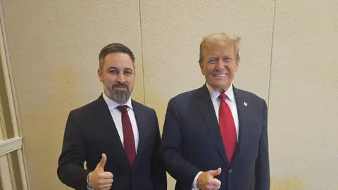 Santiago Abascal se reúne con Donald Trump en una imagen de archivo. Santiago Abascal se reúne con Donald Trump en una imagen de archivo.