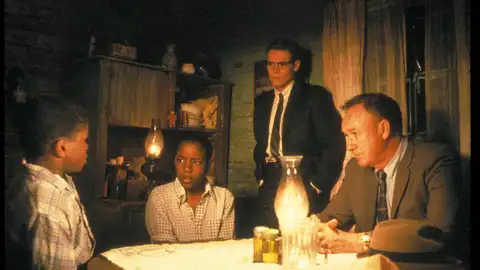 Gene Hackman en un fotograma de la película 'Mississippi Burning' de 1988. Gene Hackman en un fotograma de la película 'Mississippi Burning' de 1988.