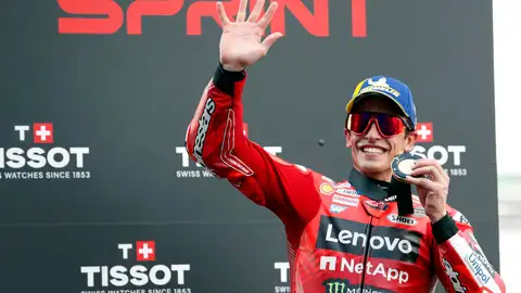 El español Marc Márquez (Ducati Desmosedici GP25). El español Marc Márquez (Ducati Desmosedici GP25).