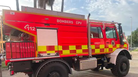 Imagen de archivo de un coche de bomberos.