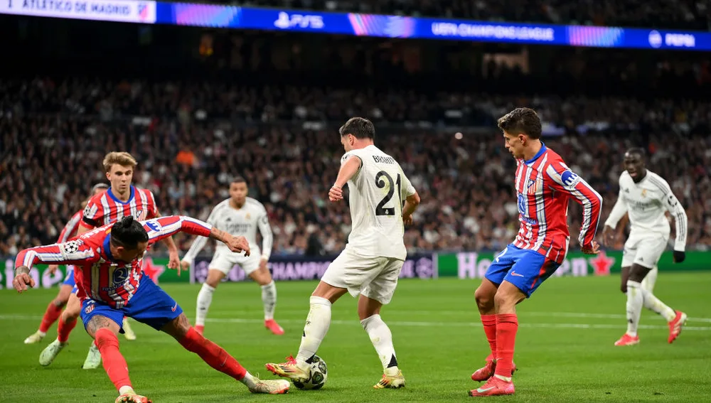 Imagen del gol de Brahim en las semifinales de Champions ante el Atlético Imagen del gol de Brahim en las semifinales de Champions ante el Atlético