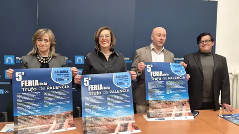 La Diputación promueve en la V Feria de la Trufa Baltanás el cultivo y difusión de la trufa de Palencia .