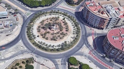Rotonda de L'Aljub de Elche.