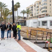 Las obras de la plataforma única en el Paseo de las Estrellas de l’Alfàs acabarán con los problemas de drenaje