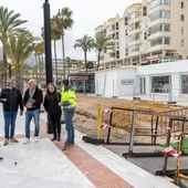 Las obras de la plataforma única en el Paseo de las Estrellas de l’Alfàs acabarán con los problemas de drenaje Las obras de la plataforma única en el Paseo de las Estrellas de l’Alfàs acabarán con los problemas de drenaje