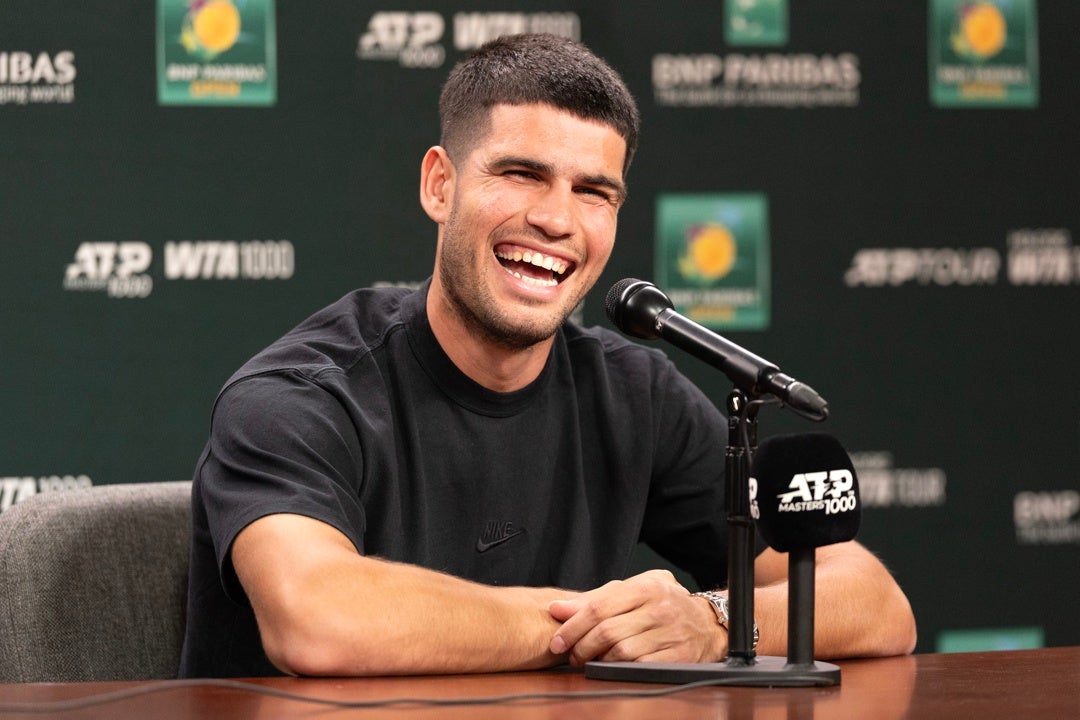 Alcaraz: "Estoy aquí para asumir la presión de ganar" Alcaraz: "Estoy aquí para asumir la presión de ganar"