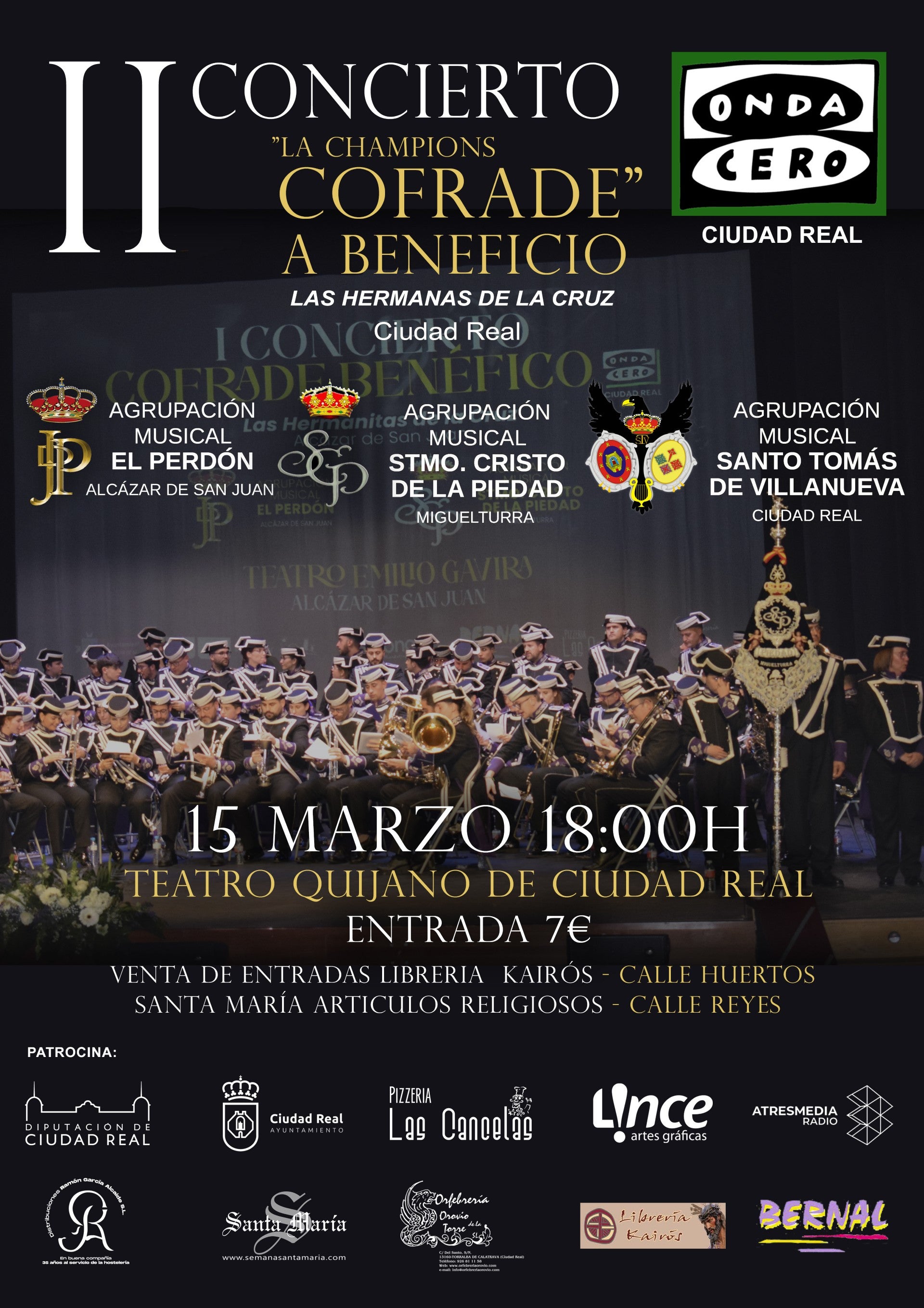 Onda Cero celebrará la segunda "Champions Cofrade" el 15 de marzo en Ciudad Real Onda Cero celebrará la segunda "Champions Cofrade" el 15 de marzo en Ciudad Real