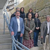 A Xunta abre unha nova escaleira na Ponte Vella no marco do plan da senda peoníl entre A estación e Expourense