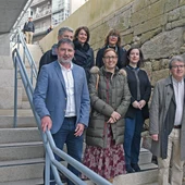 A Xunta abre unha nova escaleira na Ponte Vella no marco do plan da senda peoníl entre A estación e Expourense A Xunta abre unha nova escaleira na Ponte Vella no marco do plan da senda peoníl entre A estación e Expourense