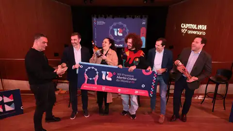 Aberta a inscrición para os Premios Martín Códax da Música Presentación dos Premios Matin Codax coa directiva e con representantes institucions