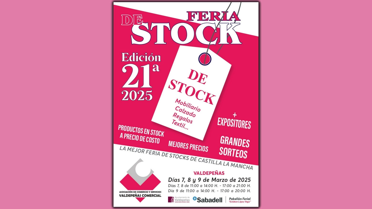 La Asociación Valdepeñas Comercial celebra la XXI edición de la Feria del Stock La Asociación Valdepeñas Comercial celebra la XXI edición de la Feria del Stock