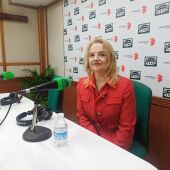Pilar Astray, en los estudios de Onda Cero Ciudad Real