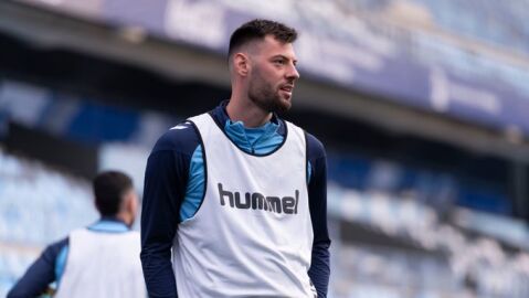 Roko Baturina, jugador del M&aacute;laga CF