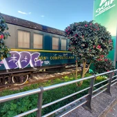 La Asociación Compostelana de Amigos del Ferrocariil califica de "vandalismo y "lacra del siglo XXI" las pintadas que afectan a patrimonio compostelano como en el vagón Verderón La Asociación Compostelana de Amigos del Ferrocariil califica de "vandalismo y "lacra del siglo XXI" las pintadas que afectan a patrimonio compostelano como en el vagón Verderón